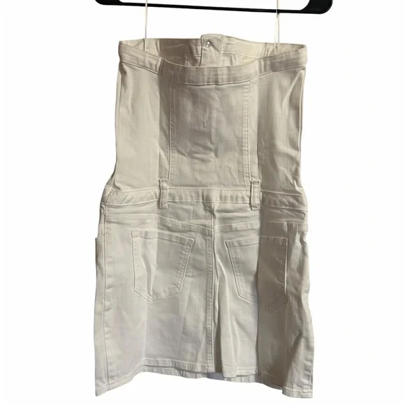 Amanda Uprichard Teyana Dress - White Denim